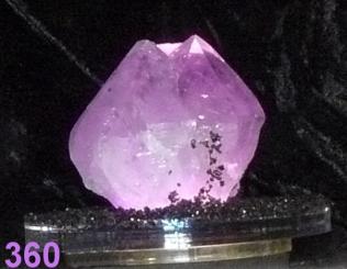 Amethystkristall beleuchtbar Nr. 360 