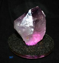 Amethystkristall beleuchtbar Nr. 387 